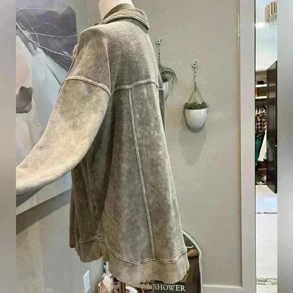 Anthropologie Pilcro Relaxed Shirt Jacket Shacket Size Small - Picture 7 of 10